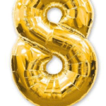 цифра 8 золото